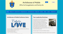 Desktop Screenshot of mobilefaithformation.org