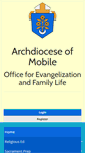 Mobile Screenshot of mobilefaithformation.org